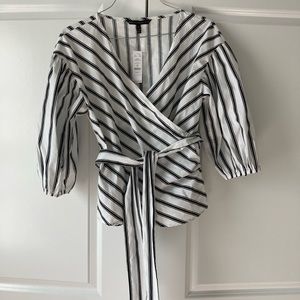 NWT White House Black Market wrap top